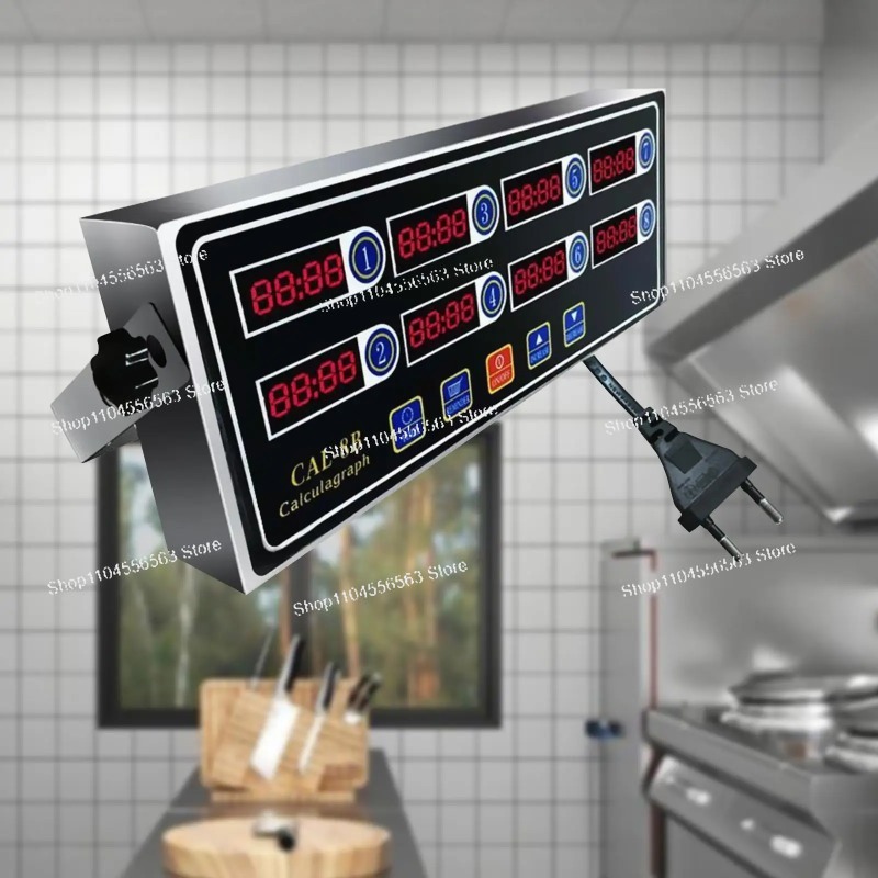 Home Cooking Restaurant - 8-канальный коммерческий цифровой таймер для кухни,